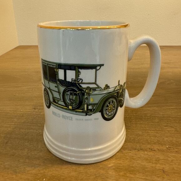 Vintage Lord Nelson Pottery England Rolls Royce Mug - Picture 1 of 3